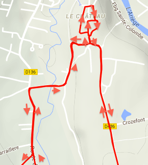 J'aurais pu rester bloquée mais au 2e tour j'ai pu sortir / I might have been stuck there, but second time I could escape!